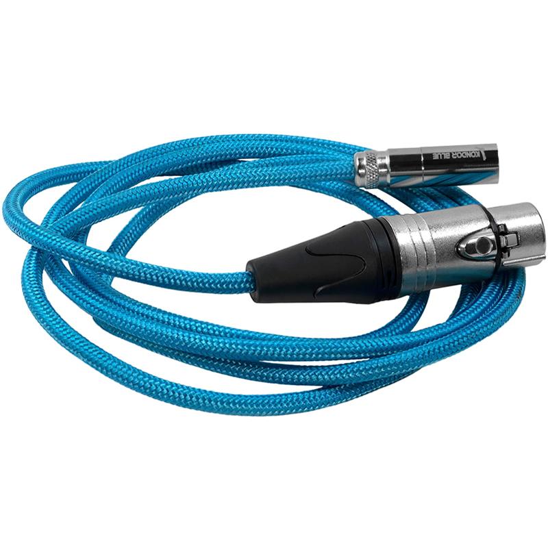 Kondor Blue Mini XLR to XLR for BMPCC 6K Pro/C70 Camera (3')